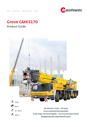 Grues tous-terrains Grove GMK5170-1
