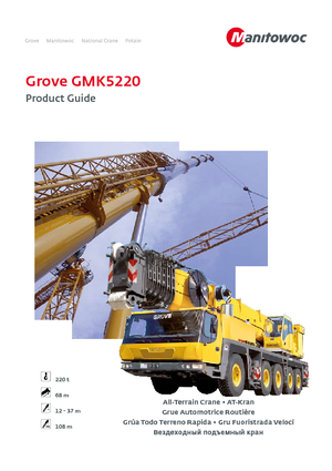 Grues tous-terrains Grove GMK5220 