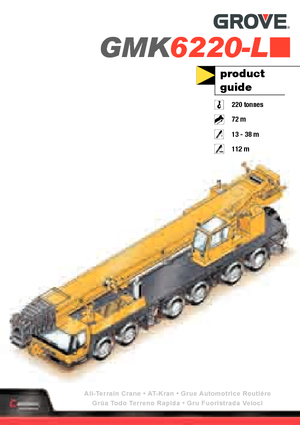 Grues tous-terrains Grove GMK6220L