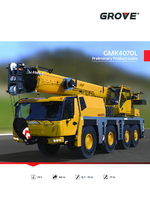 Grues tous-terrains Grove GMK4070L
