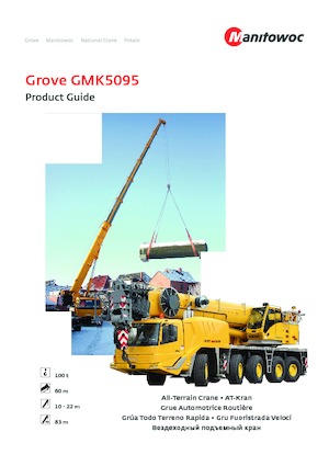 Grues tous-terrains Grove GMK5095 