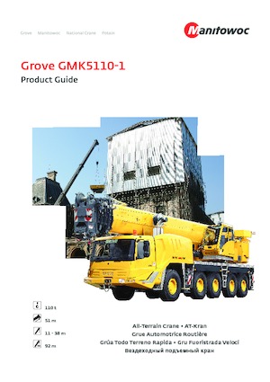 Grues tous-terrains Grove GMK5110-1 