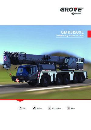 Grues tous-terrains Grove GMK5150XL