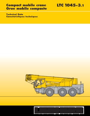 Grues tous-terrains Liebherr LTC 1045-3.1 (6x6x6)