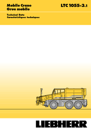 Grues tous-terrains Liebherr LTC 1055-3.1 (6x6x6)