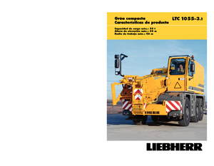 Grues tous-terrains Liebherr LTC 1055-3.1 (6x6x6)