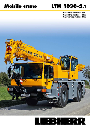 Grues tous-terrains Liebherr LTM 1030-2.1 