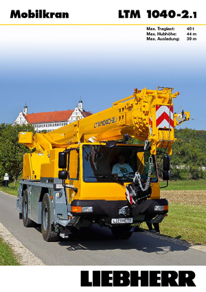Grues tous-terrains Liebherr LTM 1040-2.1 