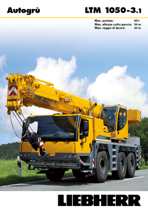 Grues tous-terrains Liebherr LTM 1050-3.1 