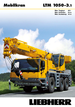 Grues tous-terrains Liebherr LTM 1050-3.1 