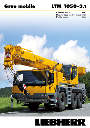 Grues tous-terrains Liebherr LTM 1050-3.1 
