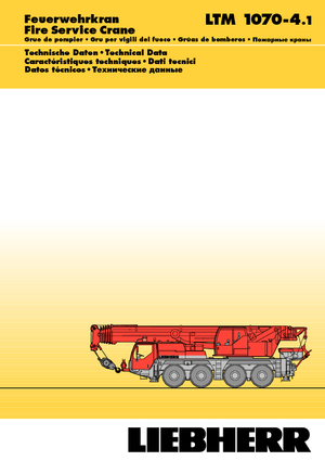 Grues tous-terrains Liebherr LTM 1070-4.1 (8x6x8)