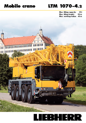 Grues tous-terrains Liebherr LTM 1070-4.2 