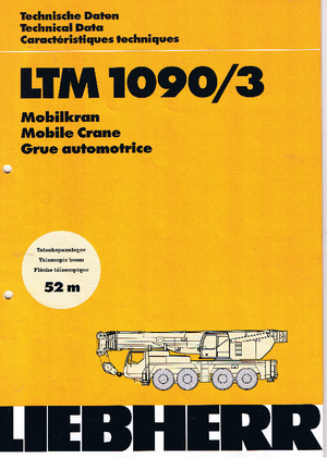 Grues tous-terrains Liebherr LTM 1090/3 (8x8x6)