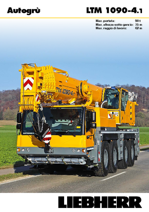 Grues tous-terrains Liebherr LTM 1090-4.1 (8x6x8)
