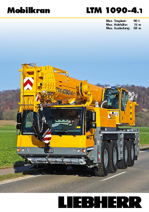 Grues tous-terrains Liebherr LTM 1090-4.1 (8x6x8)