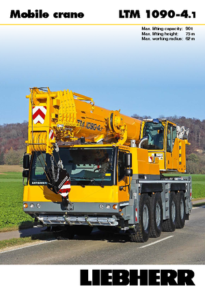 Grues tous-terrains Liebherr LTM 1090-4.1 (8x6x8)