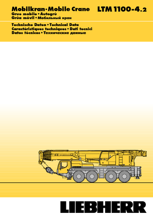 Grues tous-terrains Liebherr LTM 1100-4.2