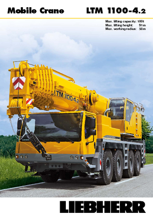 Grues tous-terrains Liebherr LTM 1100-4.2 