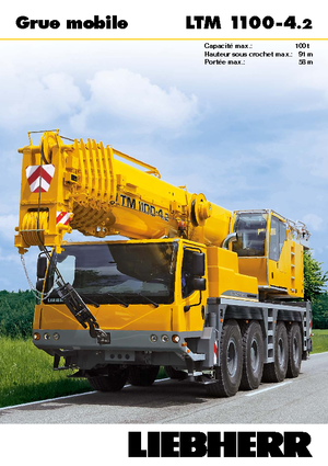 Grues tous-terrains Liebherr LTM 1100-4.2