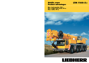 Grues tous-terrains Liebherr LTM 1160-5.1 (10x6x8)