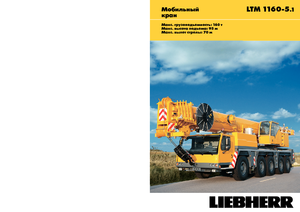 Grues tous-terrains Liebherr LTM 1160-5.1 (10x6x8)
