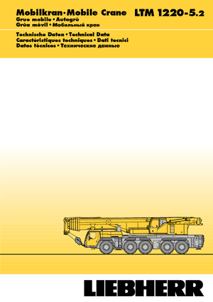 Grues tous-terrains Liebherr LTM 1220-5.2 (10x6x10)