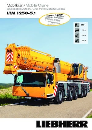 Grues tous-terrains Liebherr LTM 1250-5.1 