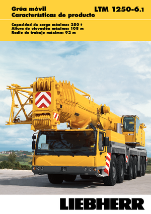 Grues tous-terrains Liebherr LTM 1250-6.1 (12x8x10)