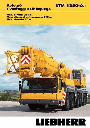Grues tous-terrains Liebherr LTM 1250-6.1 (12x8x10)