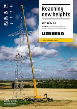 Grues tous-terrains Liebherr LTM 1300-6.3 