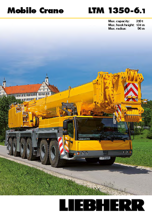 Grues tous-terrains Liebherr LTM 1350-6.1 