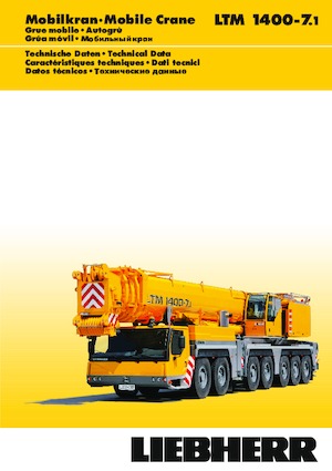 Grues tous-terrains Liebherr LTM 1400-7.1 