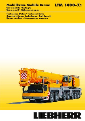Grues tous-terrains Liebherr LTM 1400-7.1 