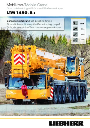 Grues tous-terrains Liebherr LTM 1450-8.1 