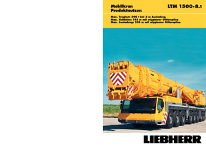 Grues tous-terrains Liebherr LTM 1500-8.1