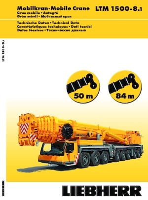 Grues tous-terrains Liebherr LTM 1500-8.1