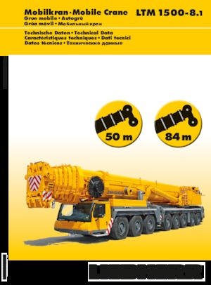 Grues tous-terrains Liebherr LTM 1500-8.1