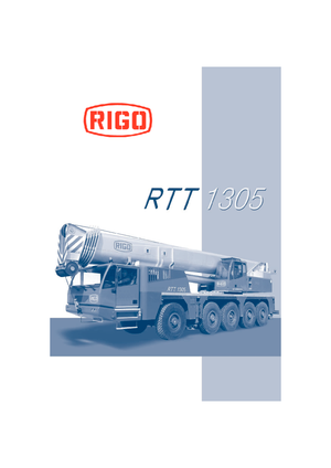 Grues tous-terrains RIGO RTT 1305