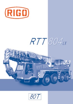 Grues tous-terrains RIGO RTT 804