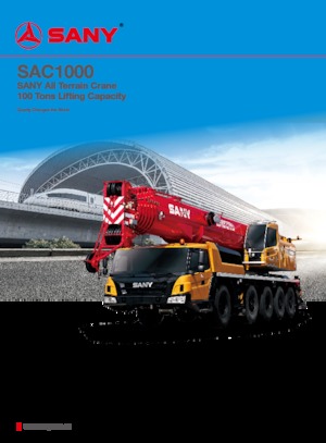 Grues tous-terrains Sany SAC1000