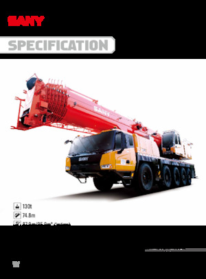 Grues tous-terrains Sany SAC1300T7