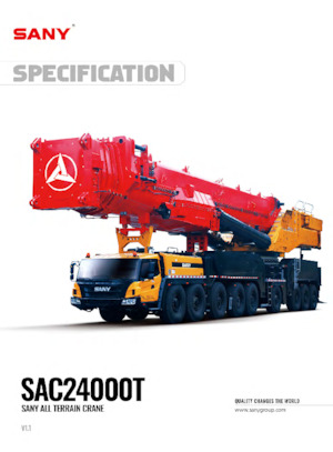 Grues tous-terrains Sany SAC24000T