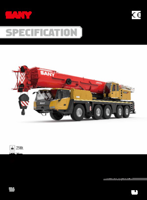 Grues tous-terrains Sany SAC2500E