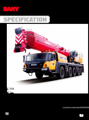 Grues tous-terrains Sany SAC2500T7