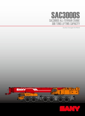 Grues tous-terrains Sany SAC3000S