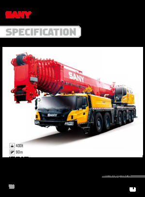 Grues tous-terrains Sany SAC4000T8