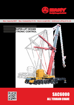 Grues tous-terrains Sany SAC6000S