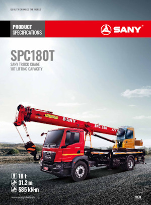Grues tous-terrains Sany SPC180T