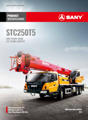 Grues tous-terrains Sany STC250T5